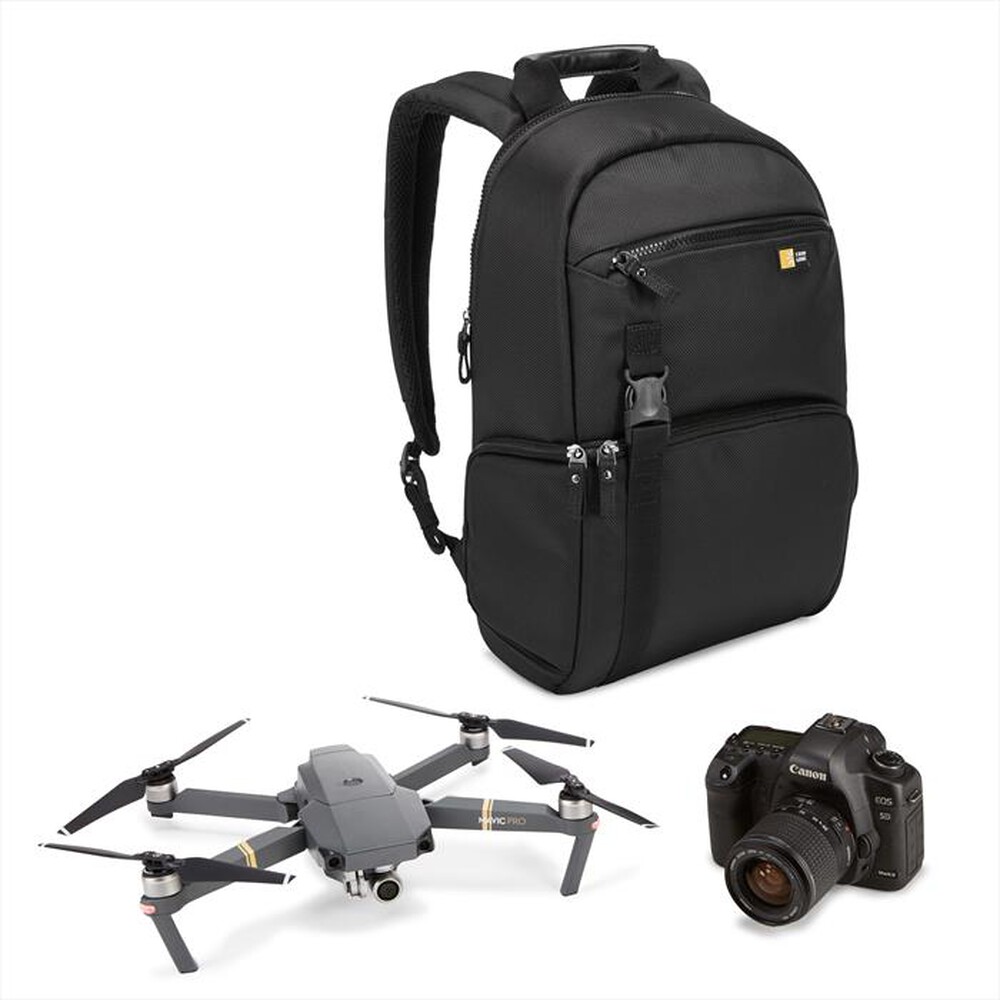 "CASE LOGIC - ZAINO BRYKER MEDIUM-Black"