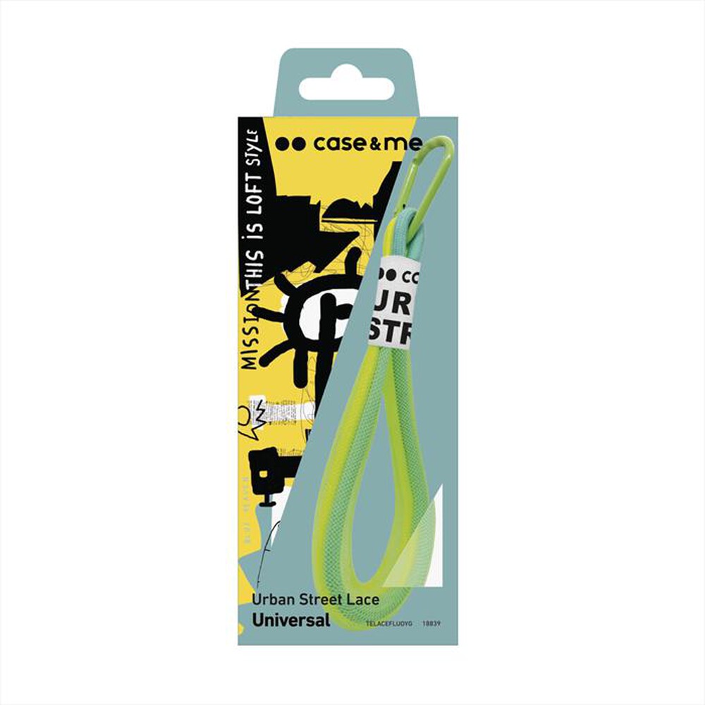 "CASEME - Laccio urban street TELACEFLUOYG-Giallo"