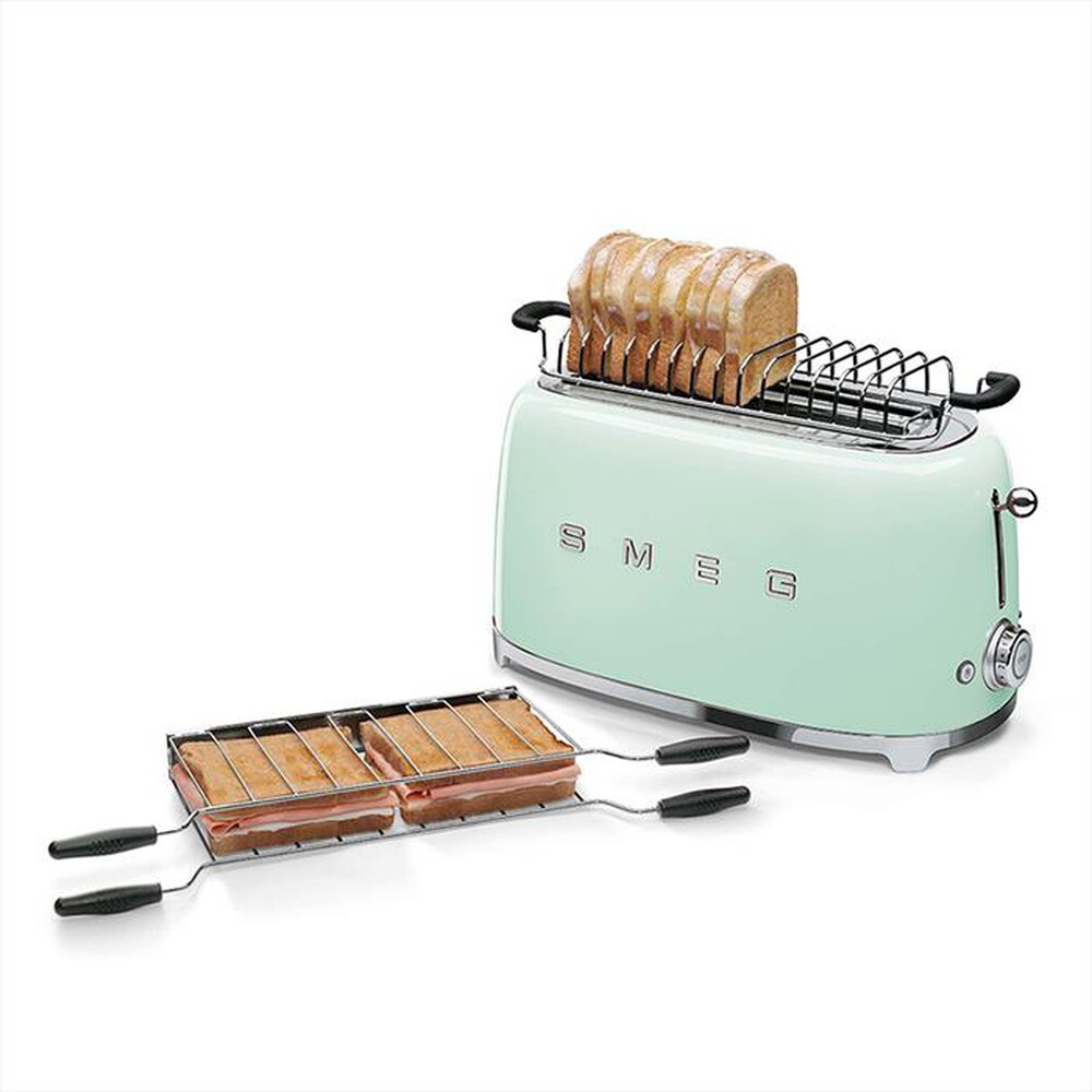 "SMEG - Tostapane 50's Style 2x4 fette – TSF02PGEU-verde pastello"