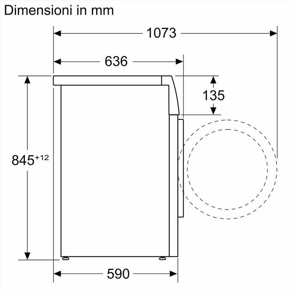 Immagine del prodotto BOSCH - Lavatrice Serie 6 WGG244F1IT 9Kg 1400g/m Classe A-Bianco