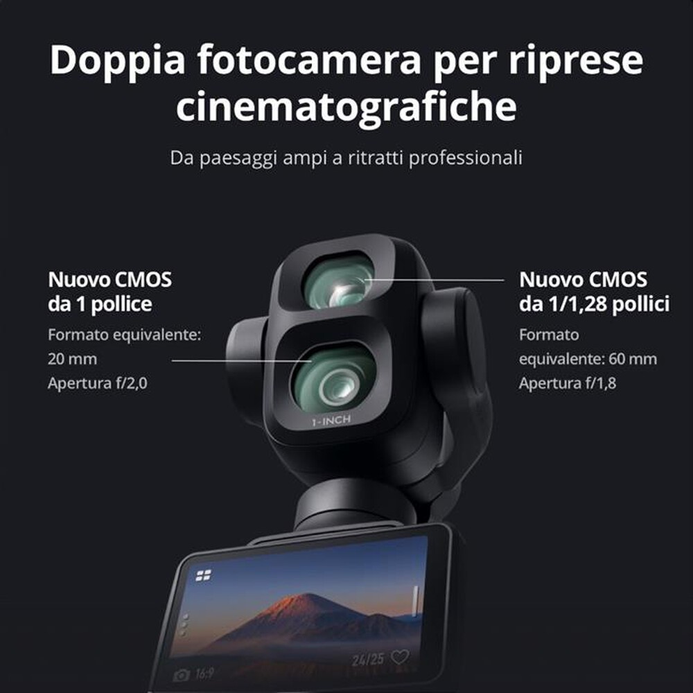 Immagine del prodotto DJI - OSMO POCKET 4P VLOG COMBO-NERA