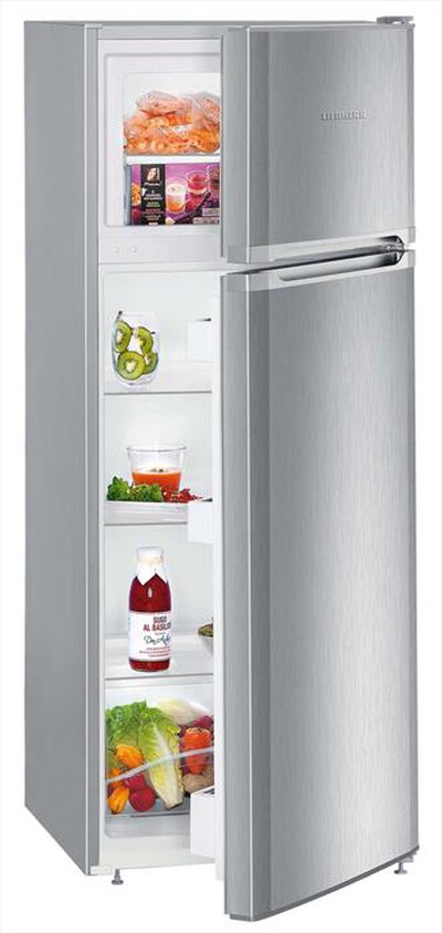 LIEBHERR - Frigorifero 2 porte CTEL 2531-21 Classe F 241lt-Acciaio