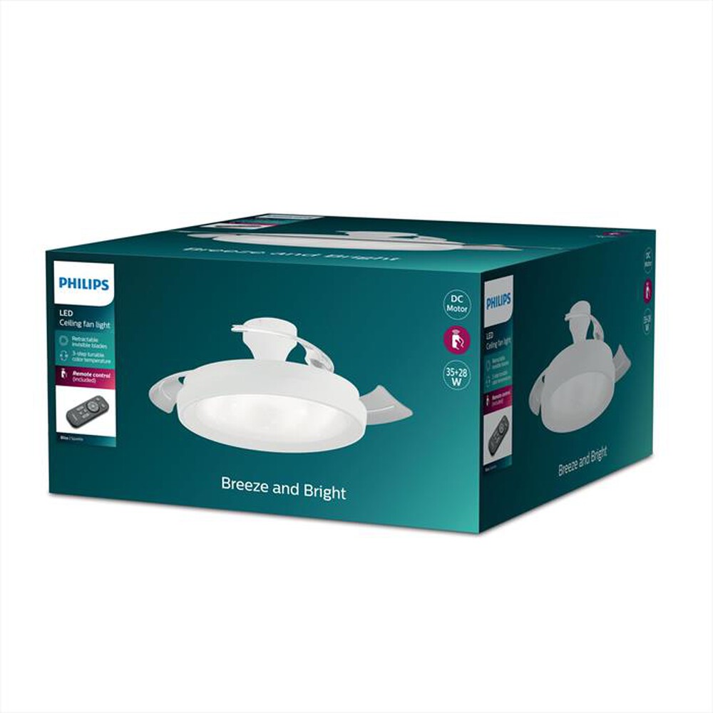 Immagine del prodotto PHILIPS - PLAFONIERA CON VENTILATORE BLISS 35+28 W-Bianco