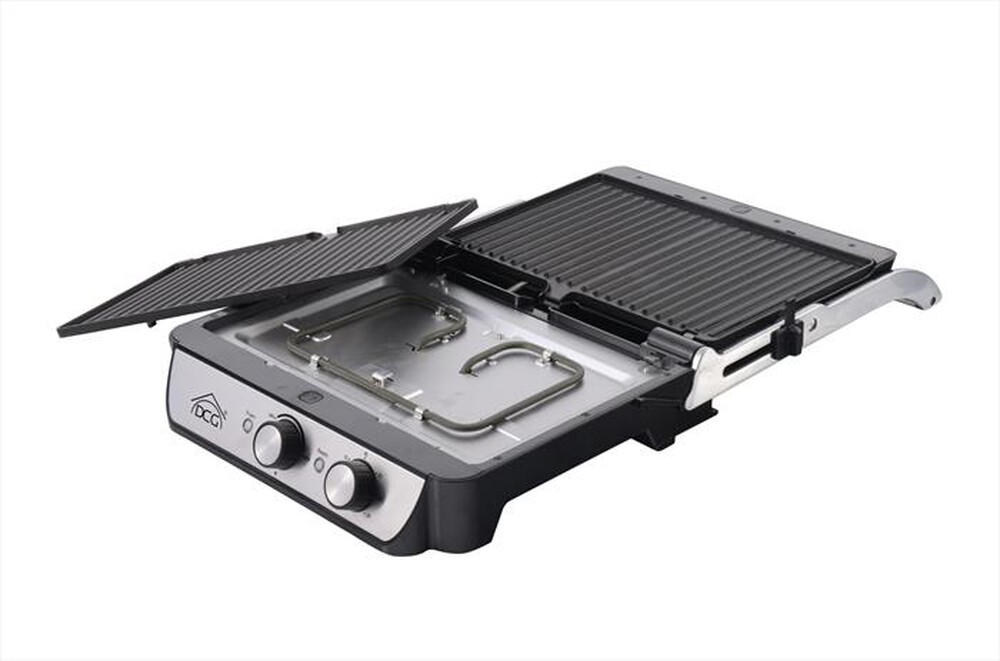 "DCG ELTRONIC - Bistecchiera ST3400-SILVER/NERO"