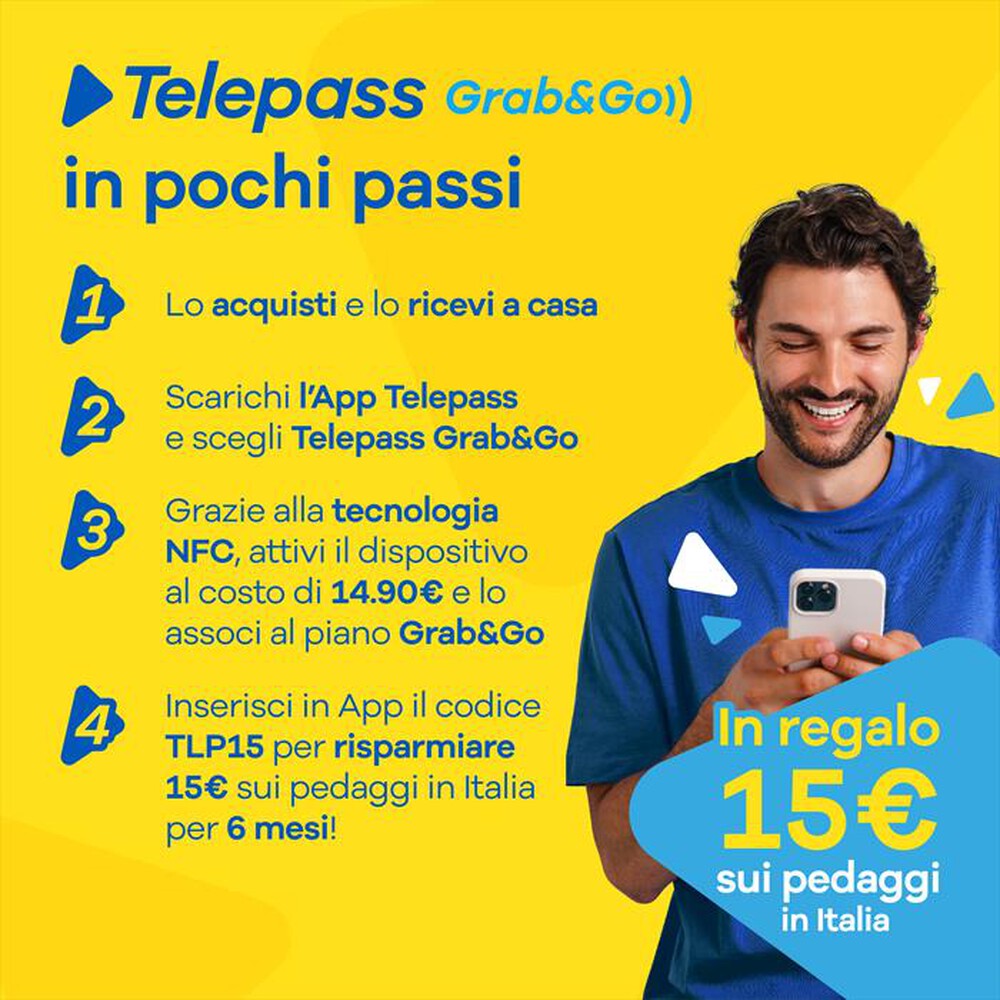 Immagine del prodotto TELEPASS - Grab&Go NFC