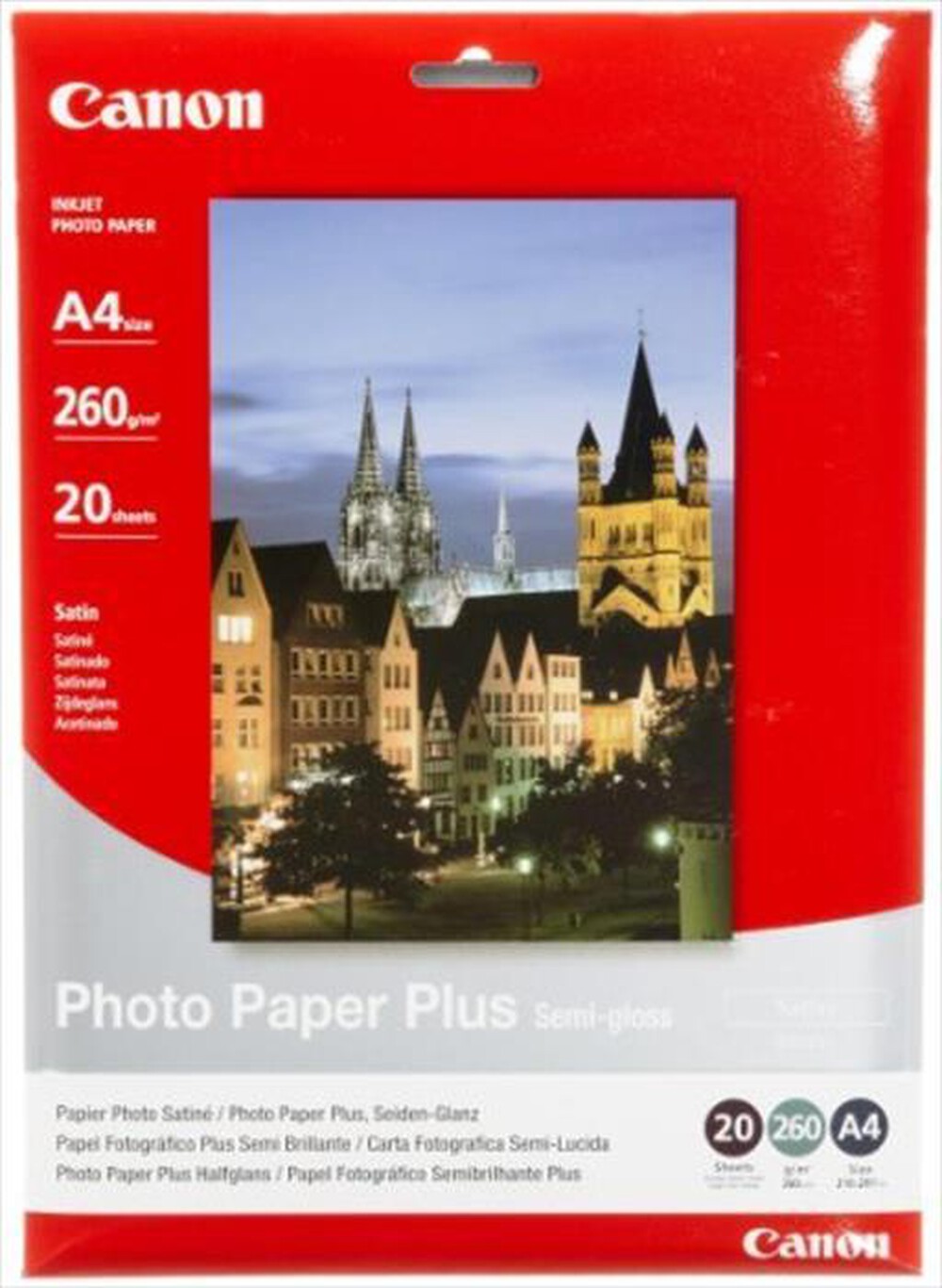 Immagine del prodotto CANON - Carta fotografica semi glossy SG-201 A4-Semi Glossy