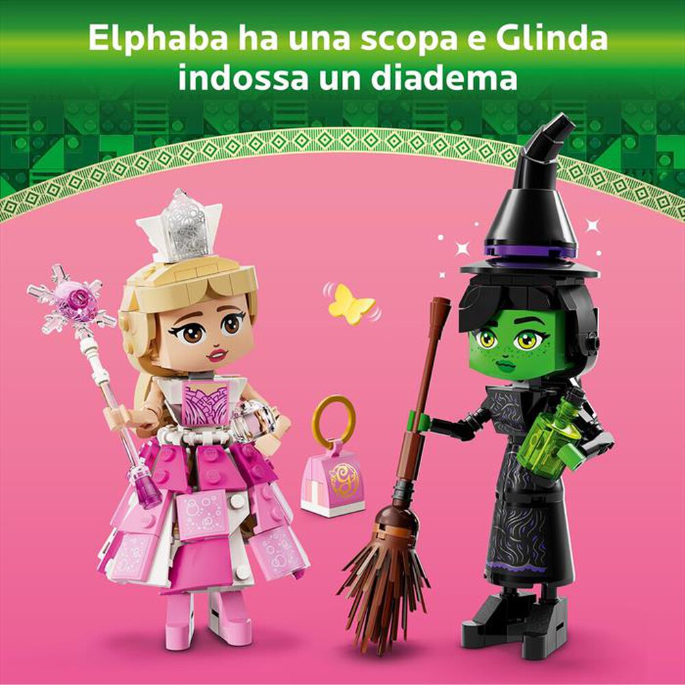 "LEGO - WICKED Personaggi di Elphaba e Glinda - 75682"
