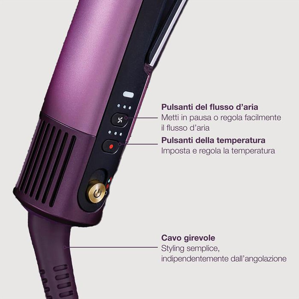 Immagine del prodotto SHARK - SILKIPRO STRAIGHT Piastra + Asciugacapelli-Prugna satinato