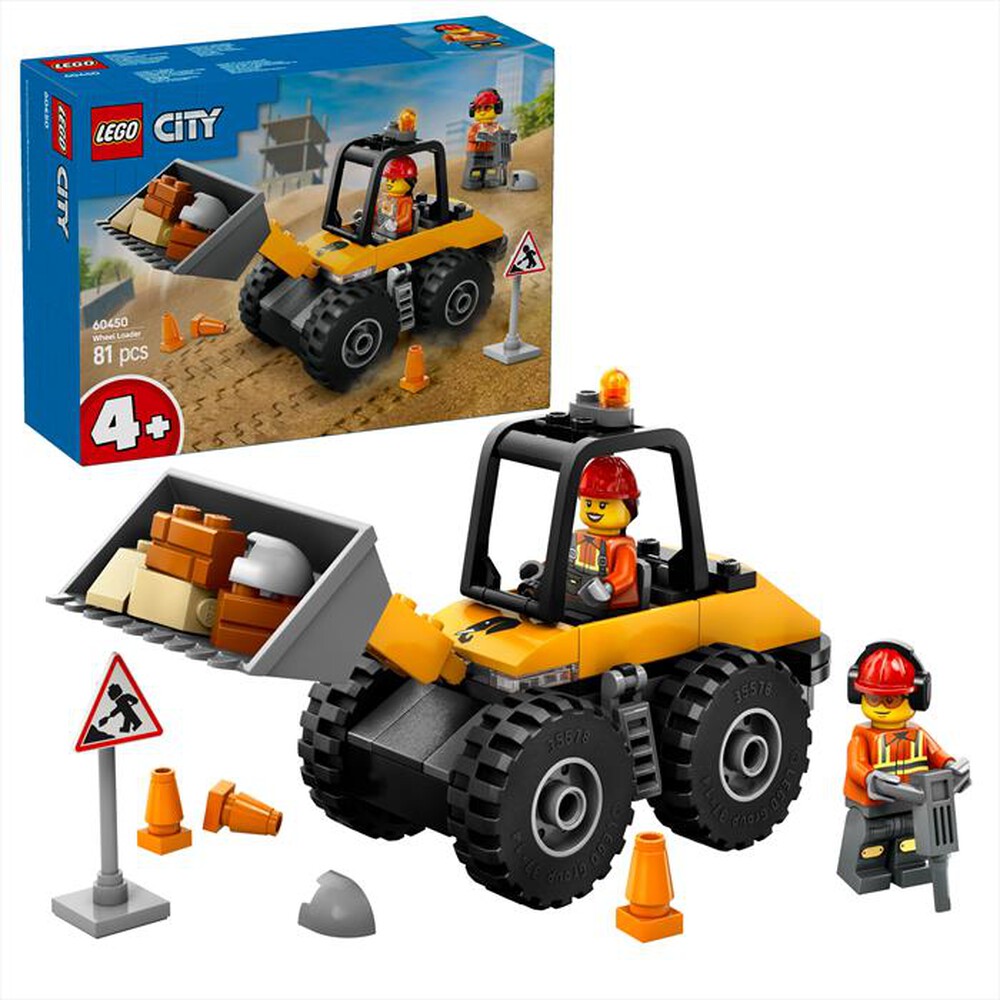 Immagine del prodotto LEGO - CITY GREAT VEHICLES Pala gommata gialla 60450