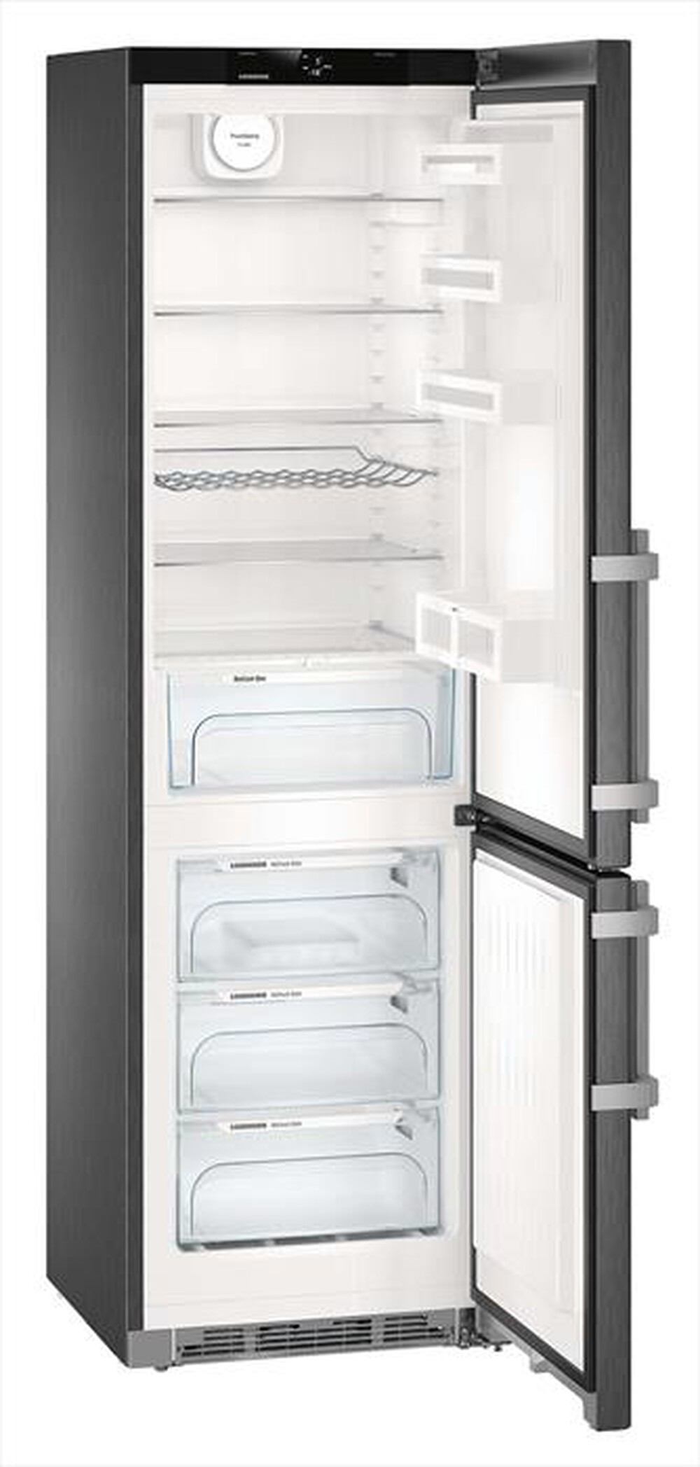 "LIEBHERR - Frigorifero combinato CNBS 4835-21 Classe D 391lt-Acciaio nero"