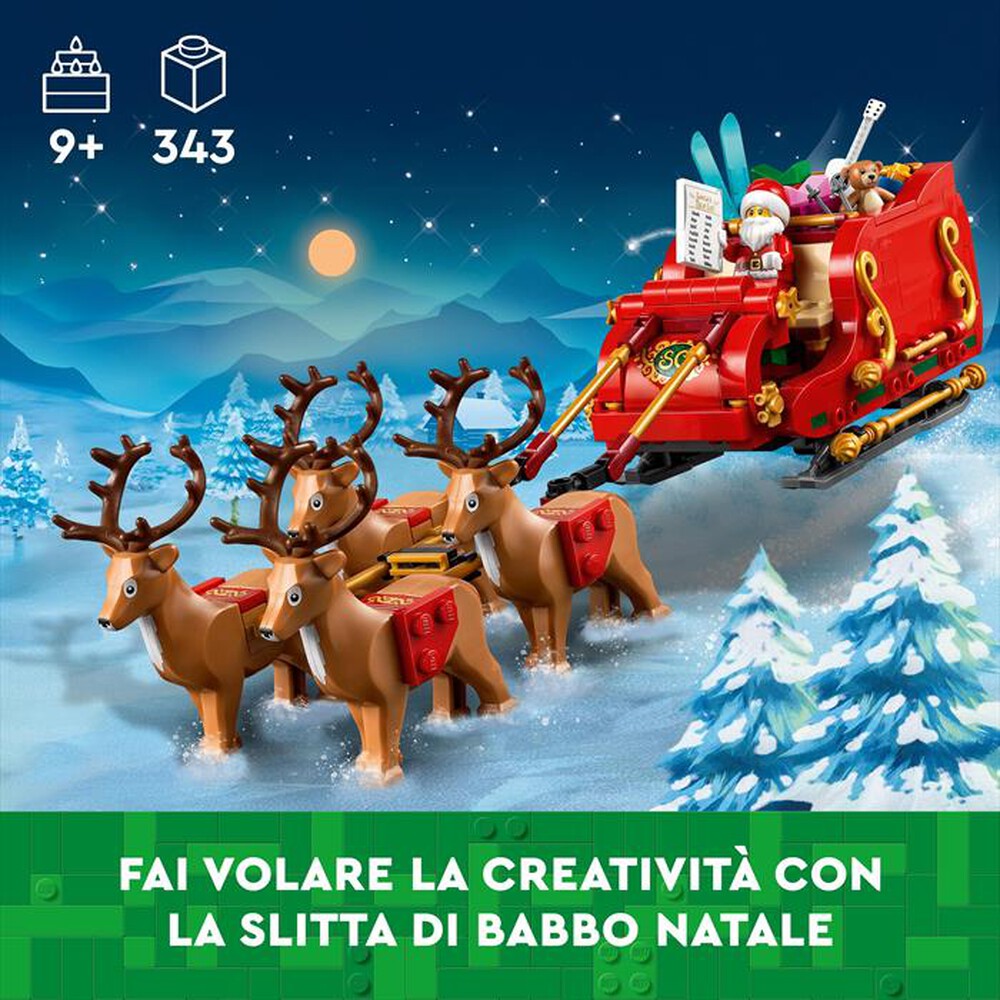 Immagine del prodotto LEGO - SEASONS AND OCCASIONS Slitta di babbo Natale 40499