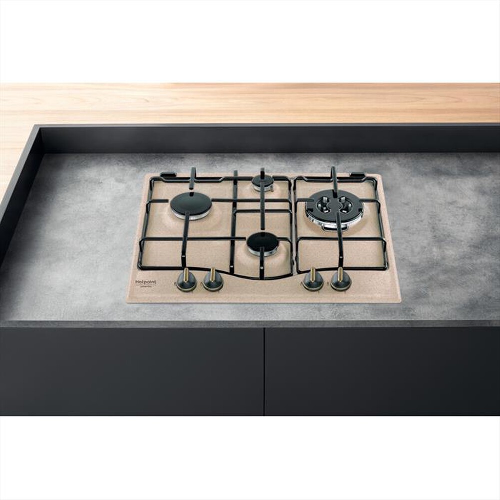 "HOTPOINT ARISTON - Piano cottura a gas PCN 640 T (AV) R /HA 4 fuochi-Avena"