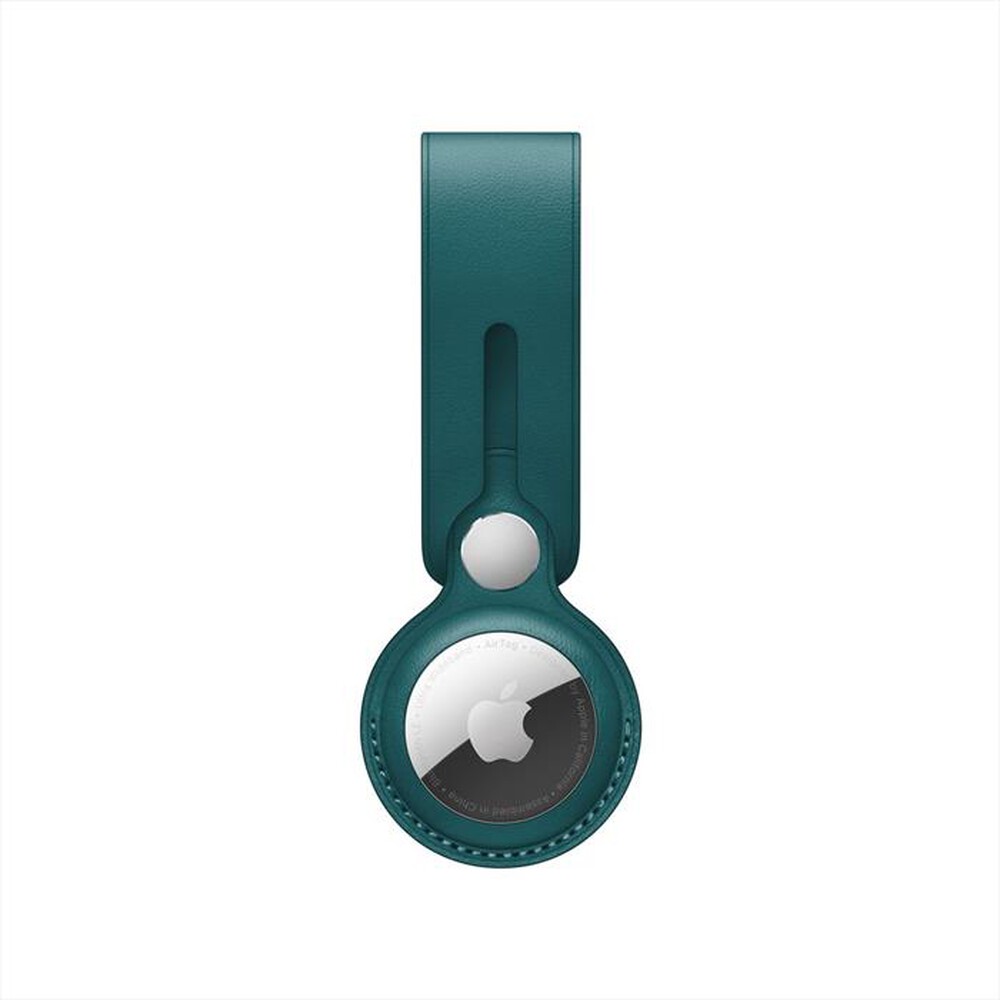 "APPLE - Laccetto AirTag in pelle-Verde foresta"