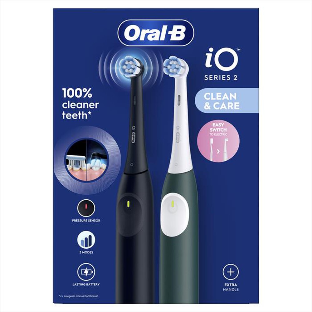 Immagine del prodotto ORAL-B - Spazzolino elettrico IO2 DUO-Nero e Verde