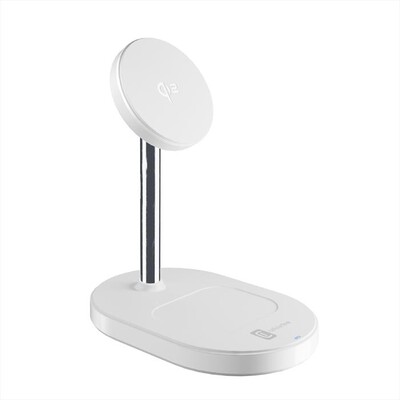 CELLULARLINE - MAG DUO Station di ricarica wireless-Bianco