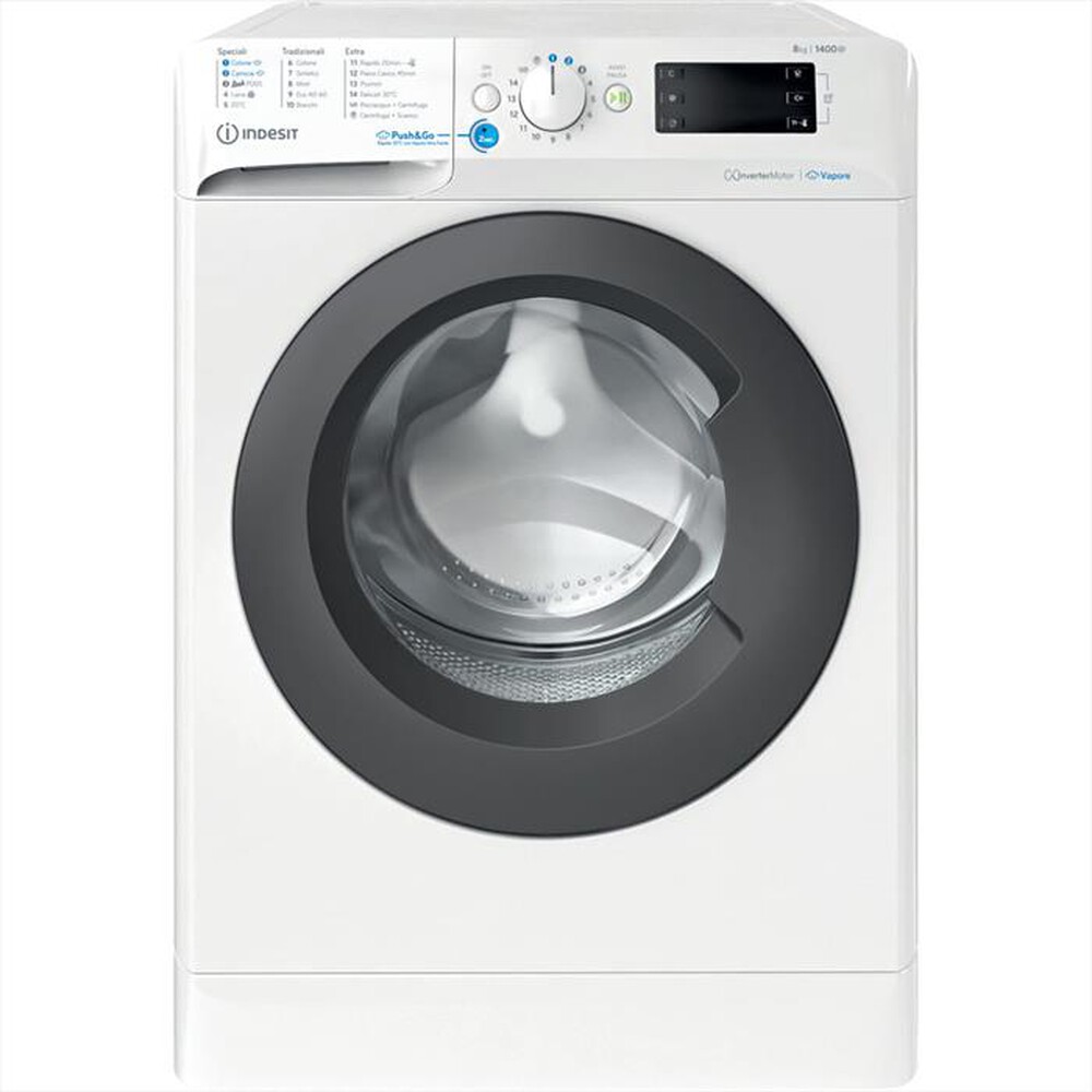 "INDESIT - Lavatrice INNEX STEAM BWE 81496X WKV IT 8 Kg - A-Bianco"