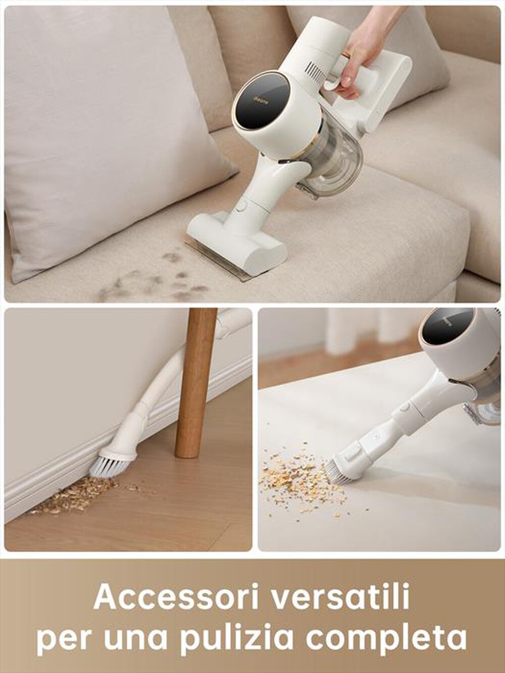 Immagine del prodotto DREAME - Scopa elettrica R10-Bianco/Oro