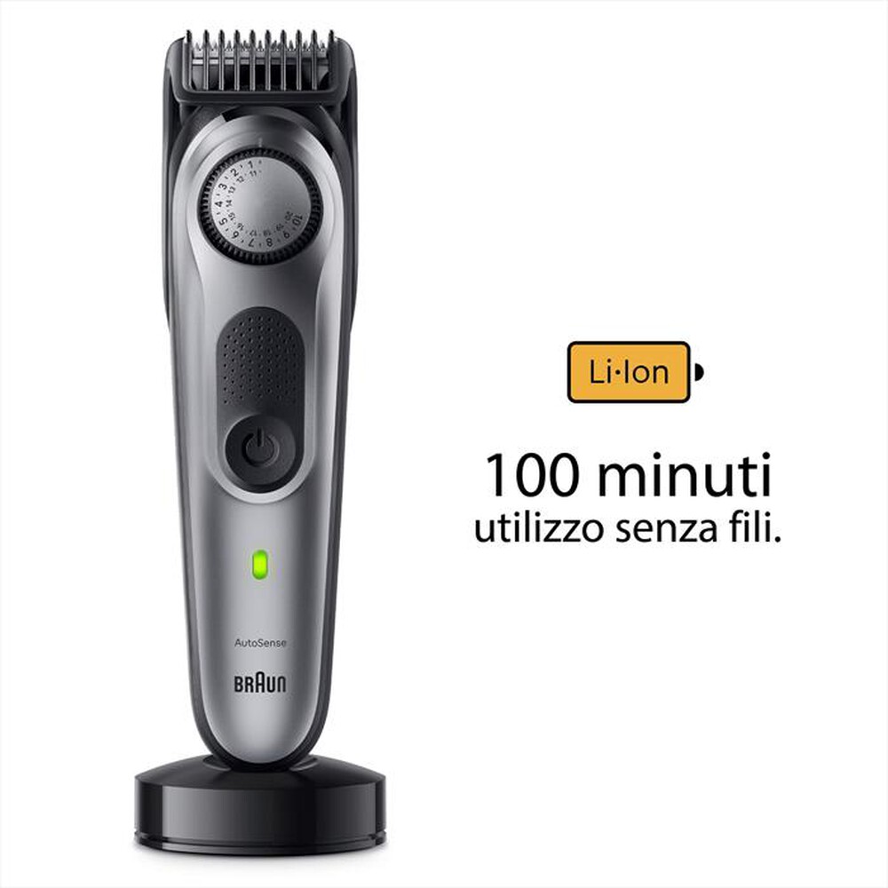 "BRAUN - Regolabarba BT7420-Black / Spc Grey"