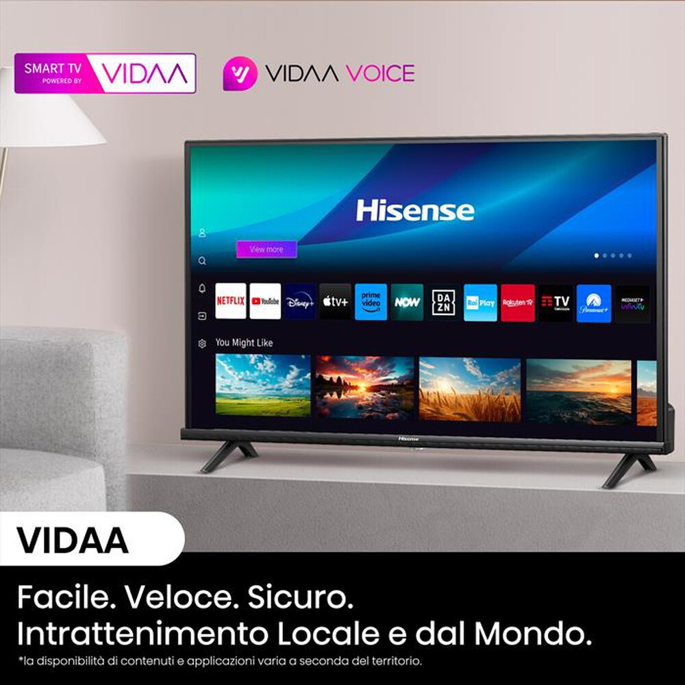 Immagine del prodotto HISENSE - Smart TV LED HD READY 32" 32A49N-NERO