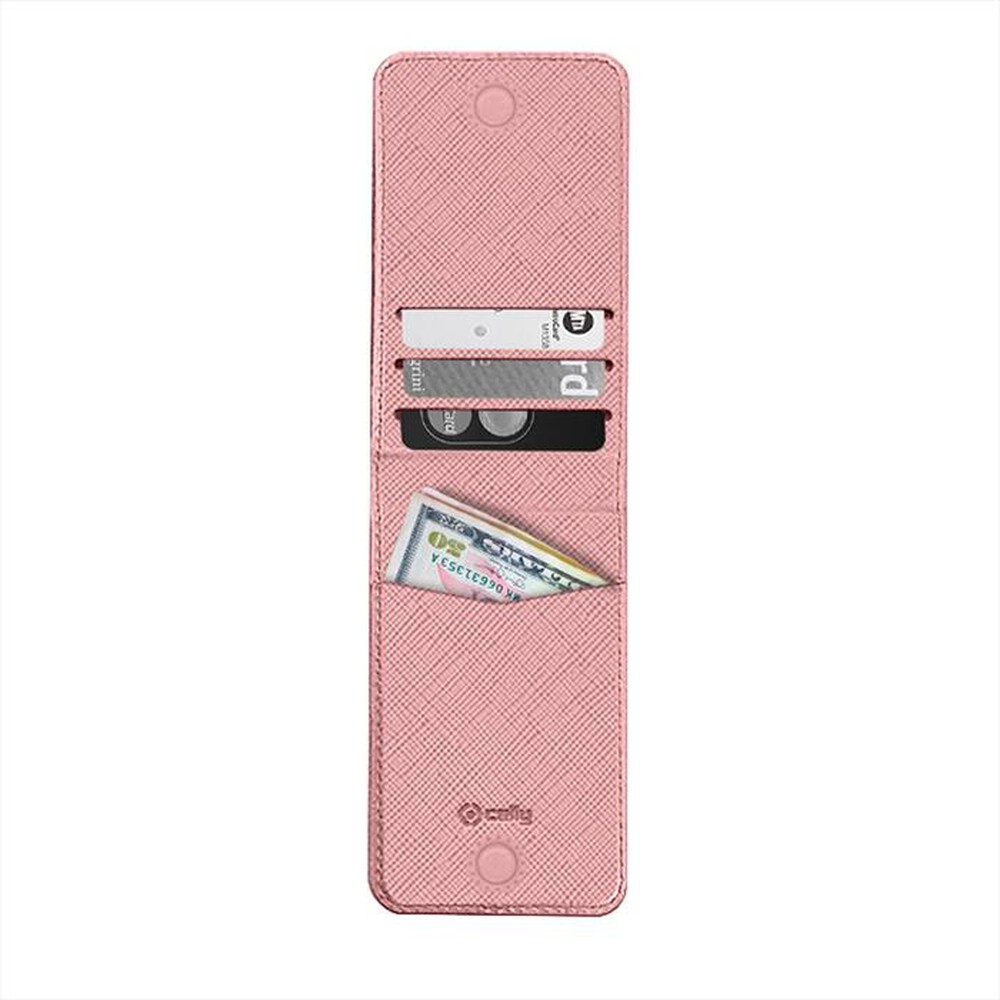 "CELLY - CARDVBP - PORTACARTE MAGNETICO-ROSA/SIMILPELLE"