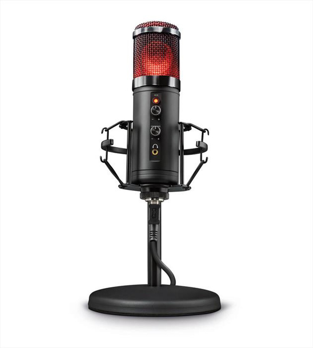 "TRUST - GXT256 EXXO STREAMING MICROPHONE-Black RGB"