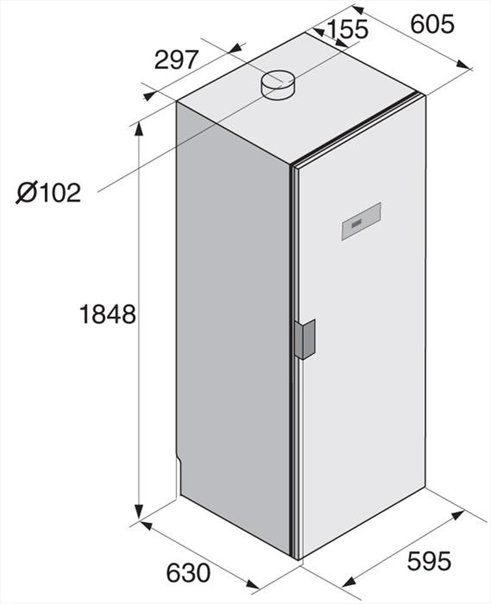 "ASKO - DC 7784 V.W Armadio asciugabiancheria ventilato"
