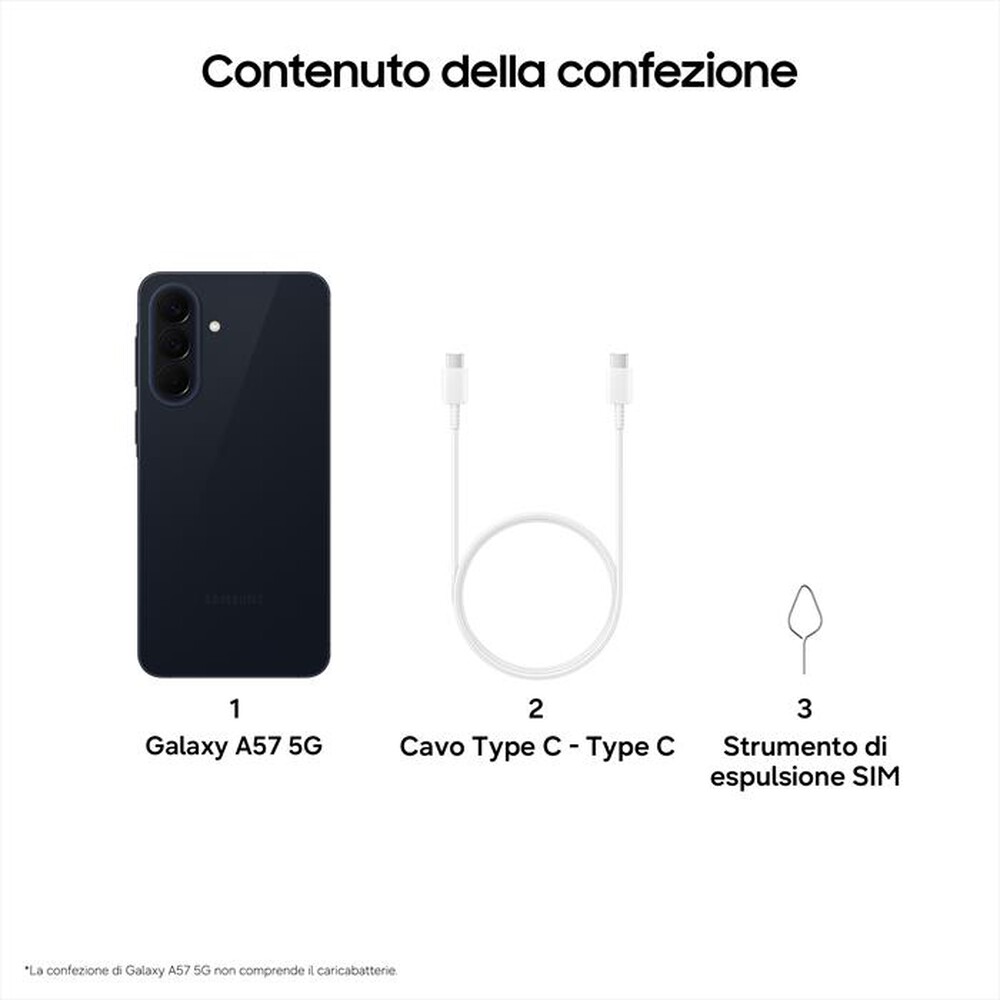 Immagine del prodotto SAMSUNG - Smartphone Galaxy A57 5G 128GB-Awesome Navy