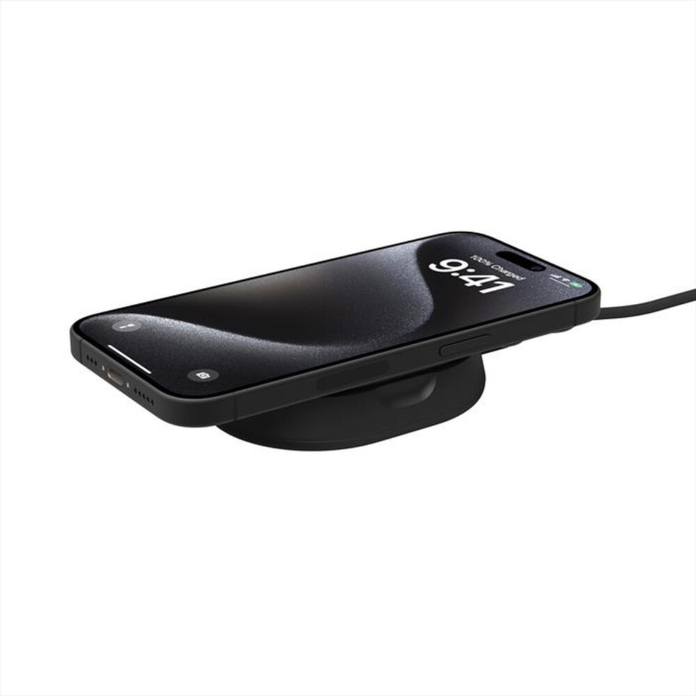 "BELKIN - SUPPORTO RICARICA WIRELESS QI2 15W + ALIMENTATORE-Nero"