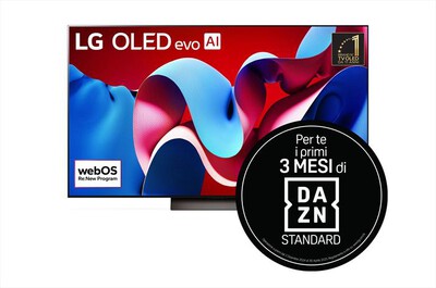 LG - Smart TV OLED evo UHD 4K 65" Serie C4 OLED65C44LA-Marrone