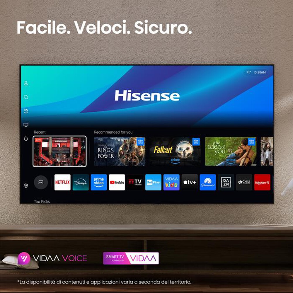Immagine del prodotto HISENSE - Smart TV Mini LED RGB  4K 116" 116UXQ-Metallo