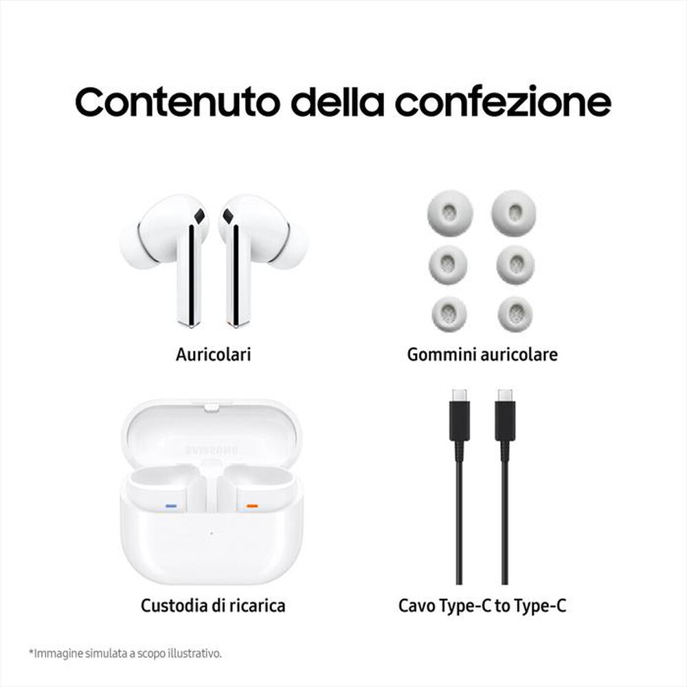 "SAMSUNG - Galaxy Buds3 Pro-WHITE"