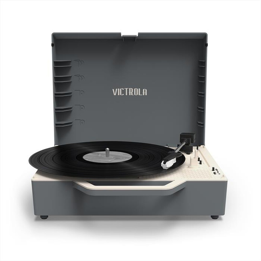 "VICTROLA - Piatto giradischi RE-SPIN-Grigio"