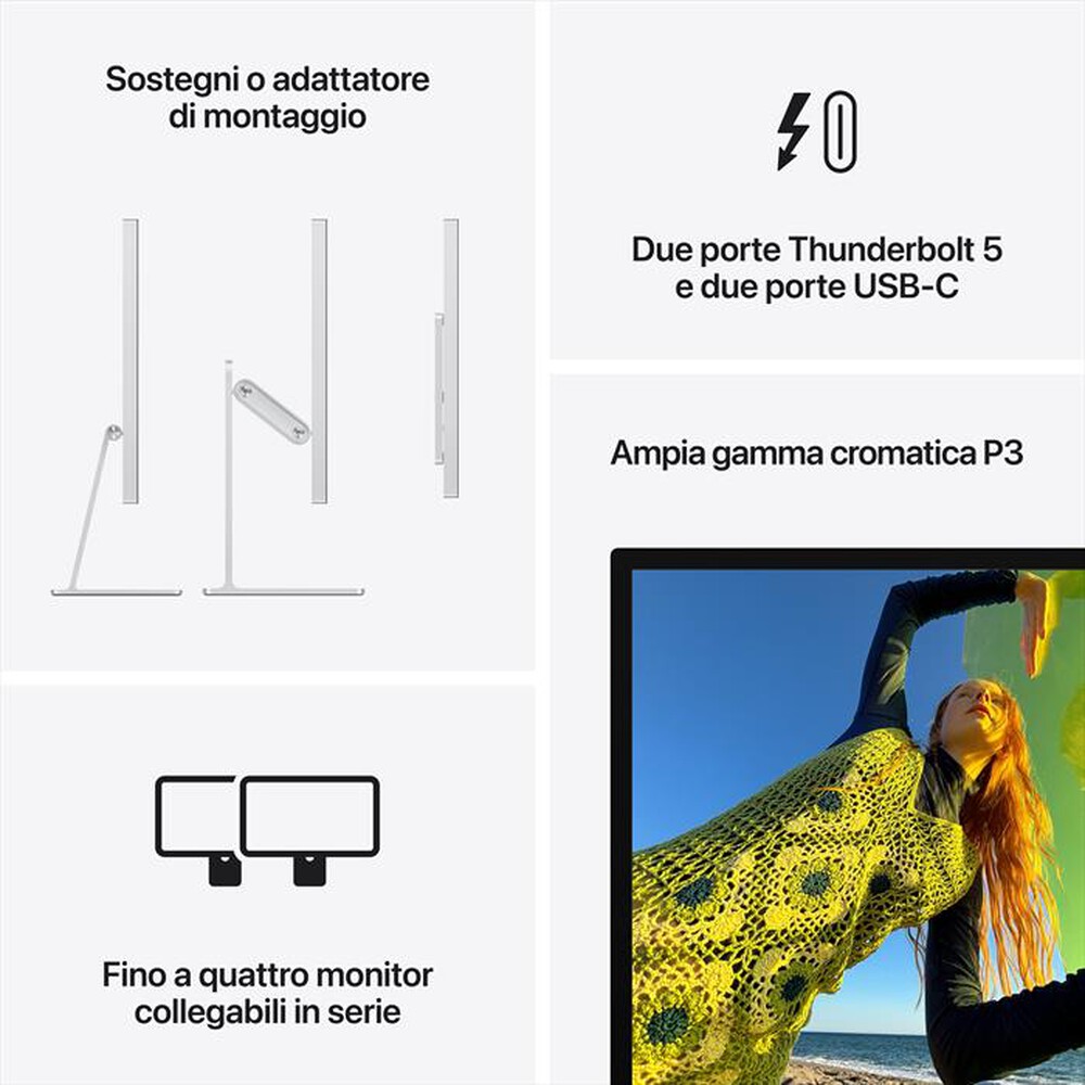 Immagine del prodotto APPLE - Studio Display - Sostegno alt/incl regolabile-Vetro nanotexture