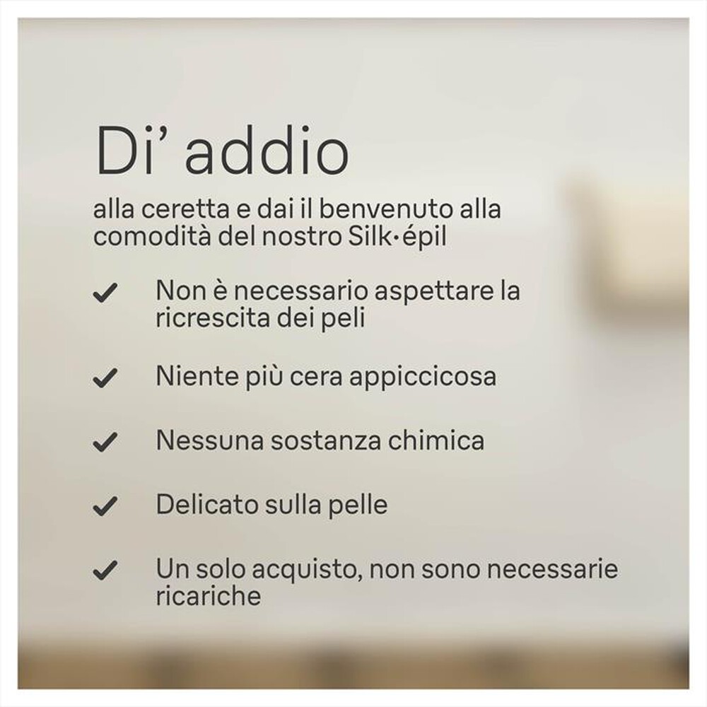Immagine del prodotto BRAUN - Epilatore SILK-ÉPIL 5 5-011-BIANCO/GRIGIO