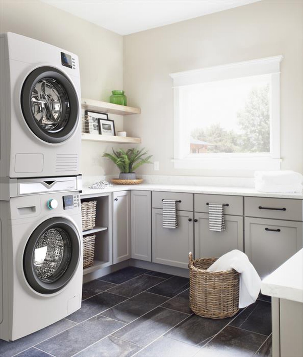 Immagine del prodotto MELICONI - Kit sovrapposizione lavatrice TORRE DUO-Tecnopolimero bianco e grigio