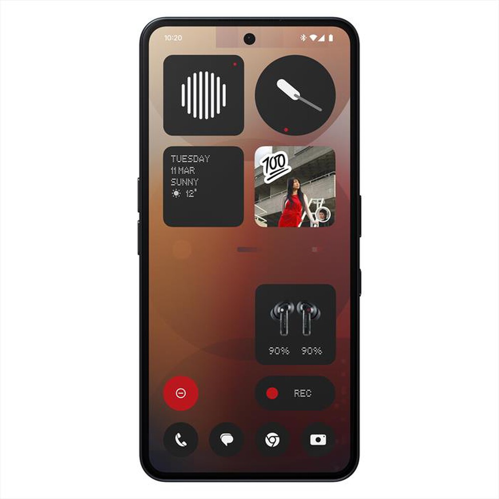 "NOTHING - Smartphone PHONE (3A) 12+256GB-Nero"