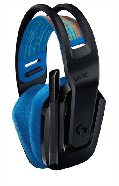 LOGITECH - Cuffia Gaming G535 LIGHTSPEED-Blu/Nero