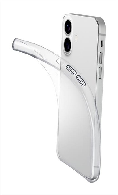CELLULARLINE - Cover in gomma morbida FINE per IPHONE 17-Trasparente