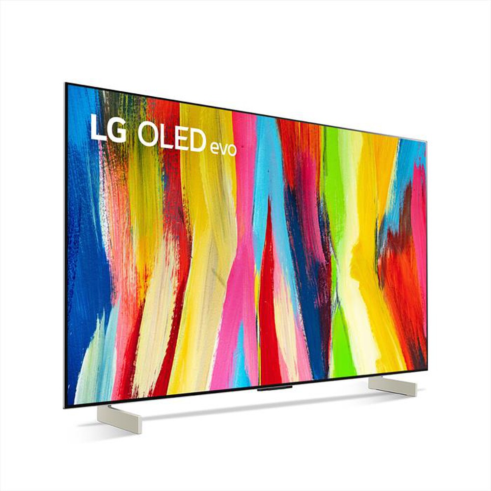 "LG - Smart TV OLED evo 4K 42\" OLED42C26LB-Calming Beige"