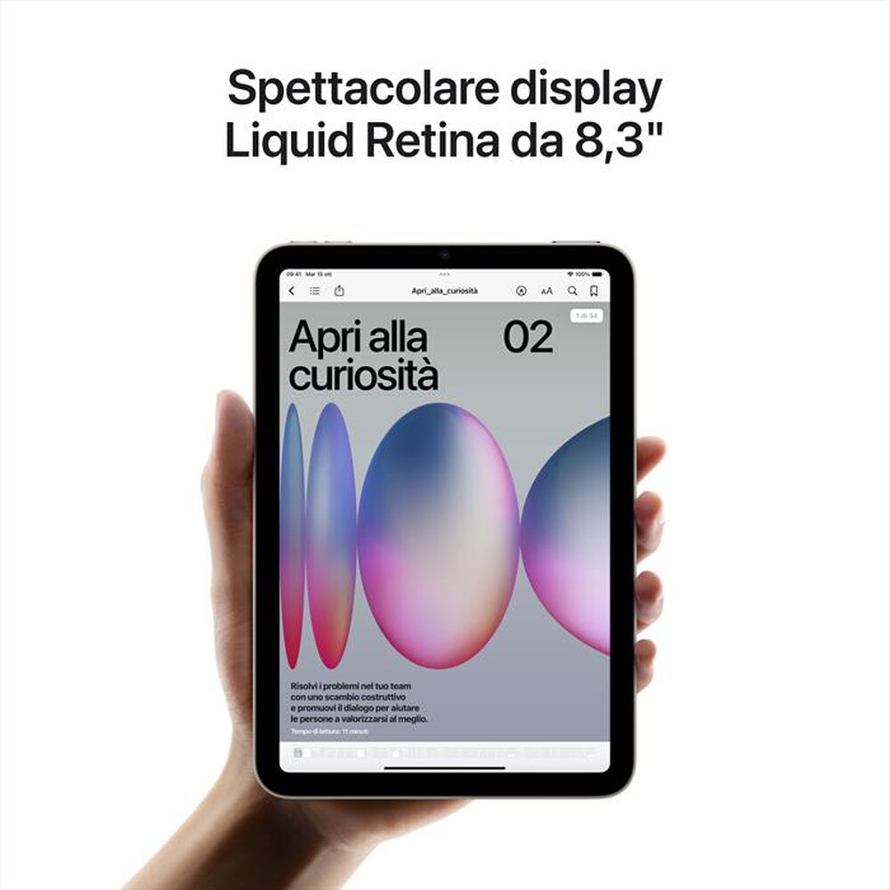 "APPLE - iPad Mini Wi-Fi + Cellular 256GB-Galassia"