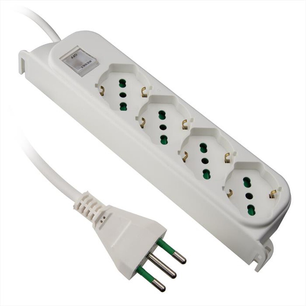 Immagine del prodotto EKON - Multipresa OMEGA 3 ECELSTR3BIDE16W-Bianco