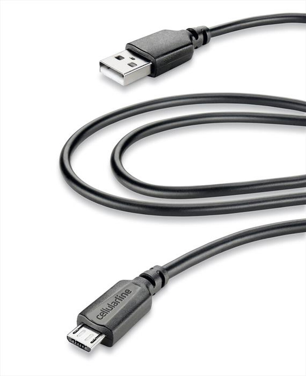 "CELLULARLINE - USBDATACMFIIPD2MW Cavo Micro USB-Nero"