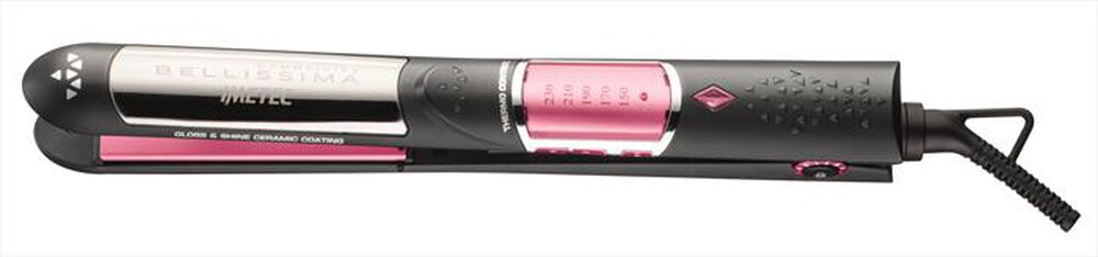 "BELLISSIMA IMETEC - Piastra per capelli HS 600 - 11637-ANTRACITE/ROSA"