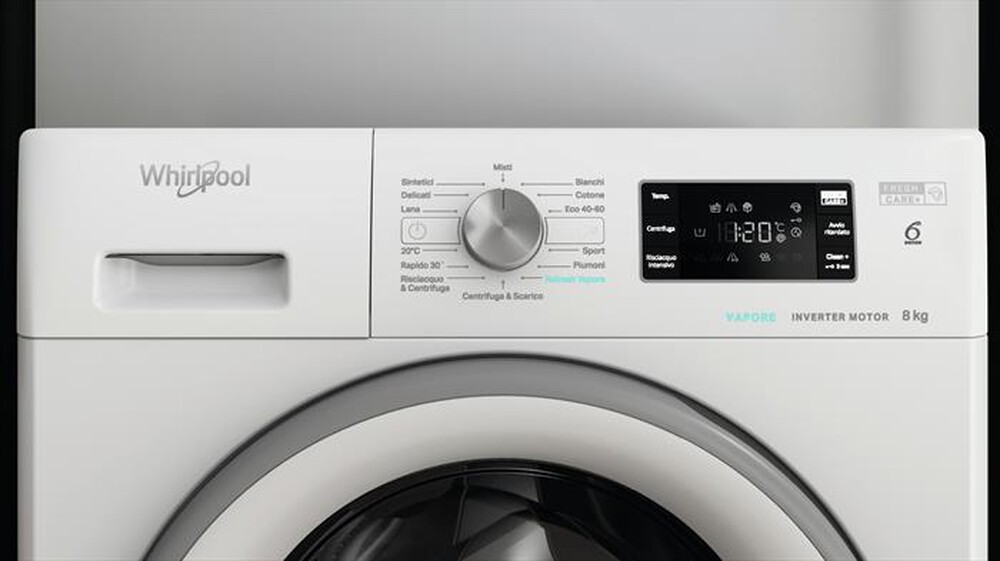 Immagine del prodotto WHIRLPOOL - Lavatrice FRESHCARE FFB 8258 SV IT 8 Kg Classe C-Bianco