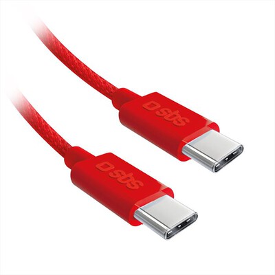 SBS - Cavo TECABLETISSUETCCR per i dispositivi con USB-C-Rosso