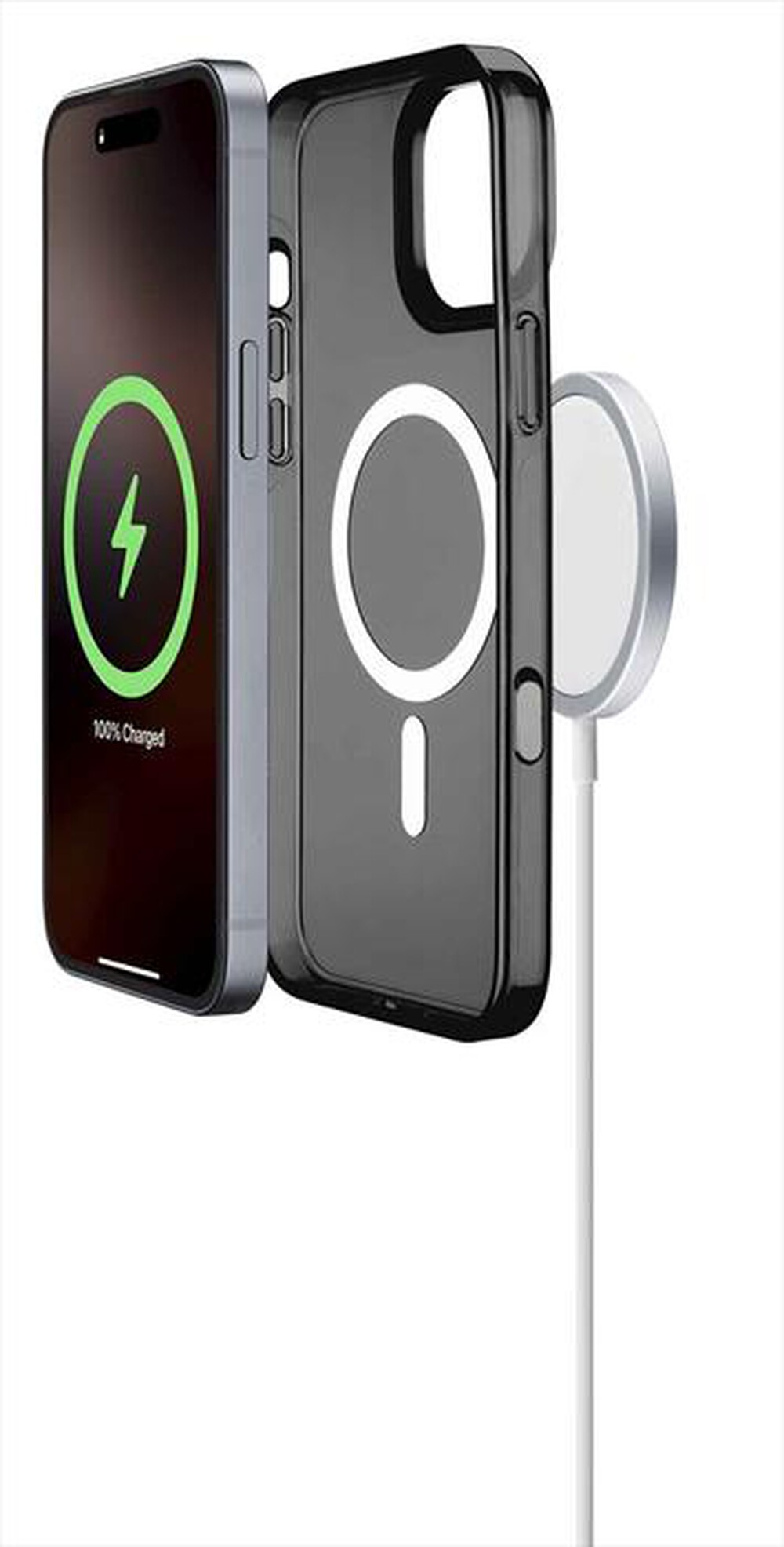 Immagine del prodotto CELLULARLINE - Cover case GLOSS MAG per iPhone 16 Pro-Black