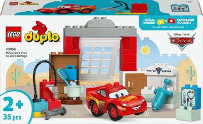 LEGO - LA VISITA DI MCQUEEN ALLOFFICINA DI DOC-,