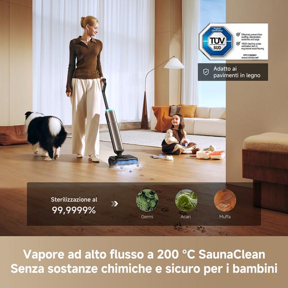 Immagine del prodotto DREAME - Lavapavimenti T16VIM PRO STEAM WET&DRY-Nero