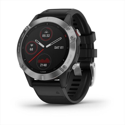 GARMIN - FENIX 6-Black/Silver