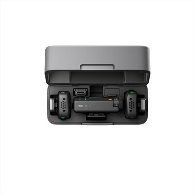 DJI - MIC MINI (2 TX + 1RX + CHARGING CASE)-Black